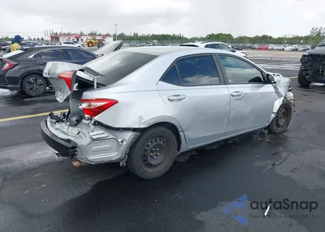 2017 Toyota Corolla Le z USA, uszkodzony, nr VIN 5YFBURHE5HP713219